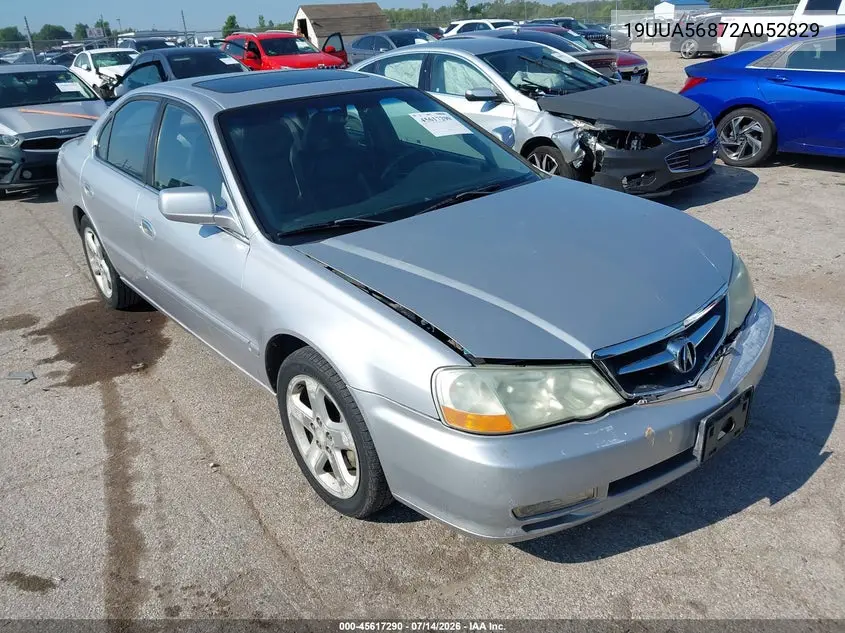 2002 Acura Tl 3.2 Type S VIN: 19UUA56872A052829 Lot: 45617290