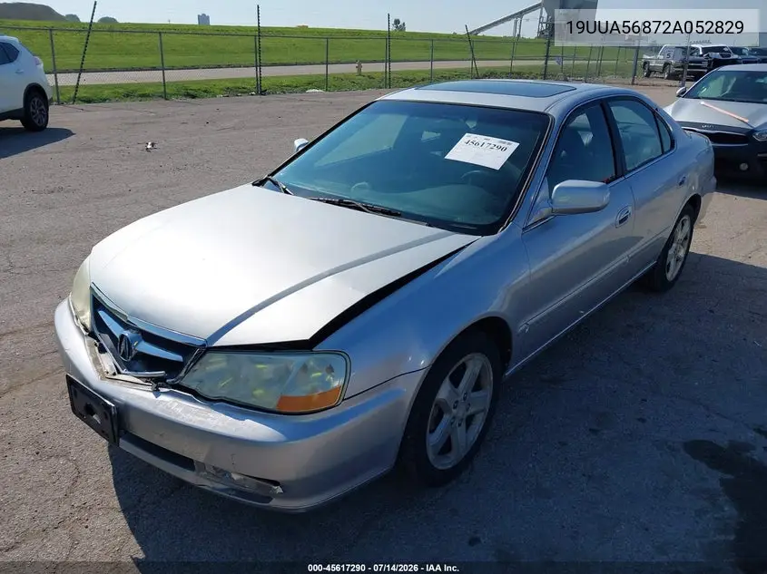 2002 Acura Tl 3.2 Type S VIN: 19UUA56872A052829 Lot: 45617290