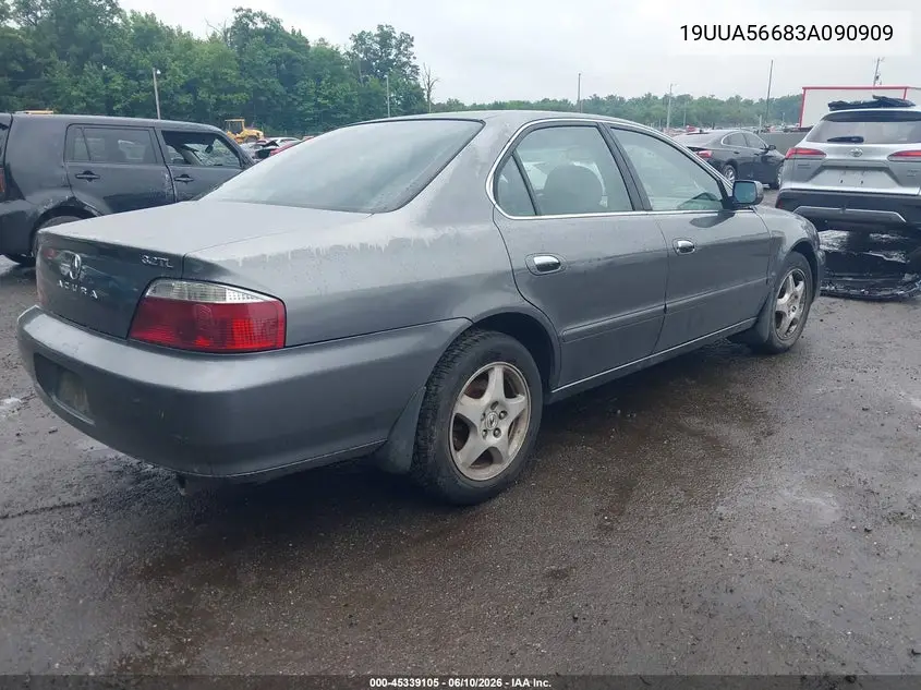 2003 Acura Tl 3.2 VIN: 19UUA56683A090909 Lot: 45339105