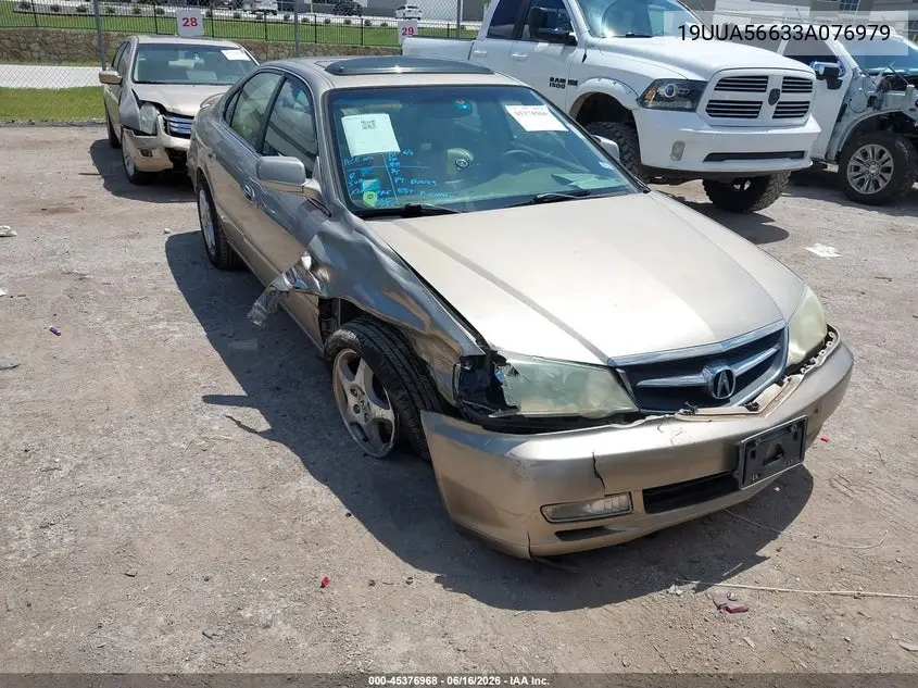 2003 Acura Tl 3.2 VIN: 19UUA56633A076979 Lot: 45376968