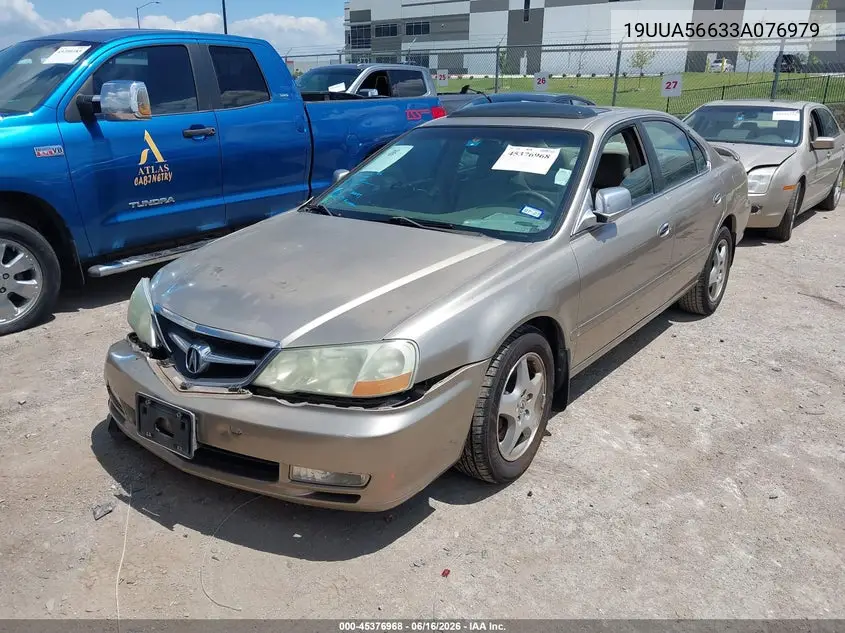 2003 Acura Tl 3.2 VIN: 19UUA56633A076979 Lot: 45376968