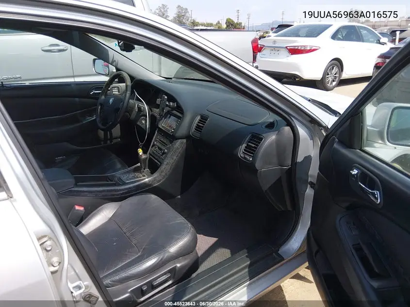 2003 Acura Tl 3.2 Type S VIN: 19UUA56963A016575 Lot: 45523643