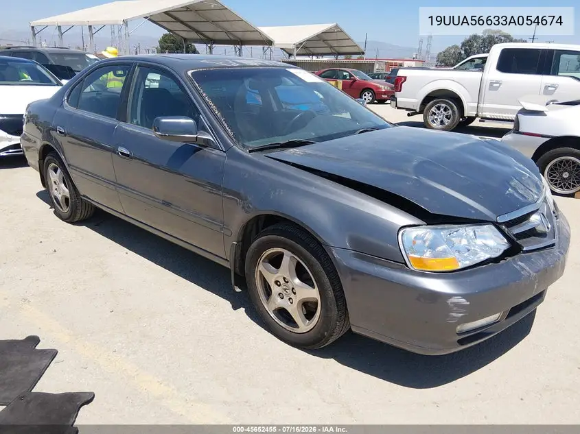 2003 Acura Tl 3.2 VIN: 19UUA56633A054674 Lot: 45652455