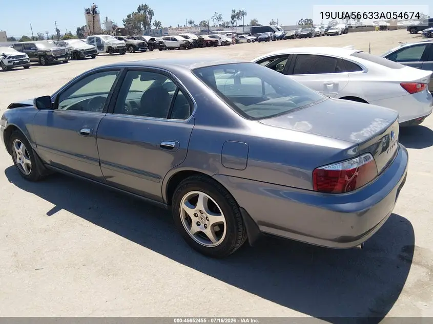 2003 Acura Tl 3.2 VIN: 19UUA56633A054674 Lot: 45652455