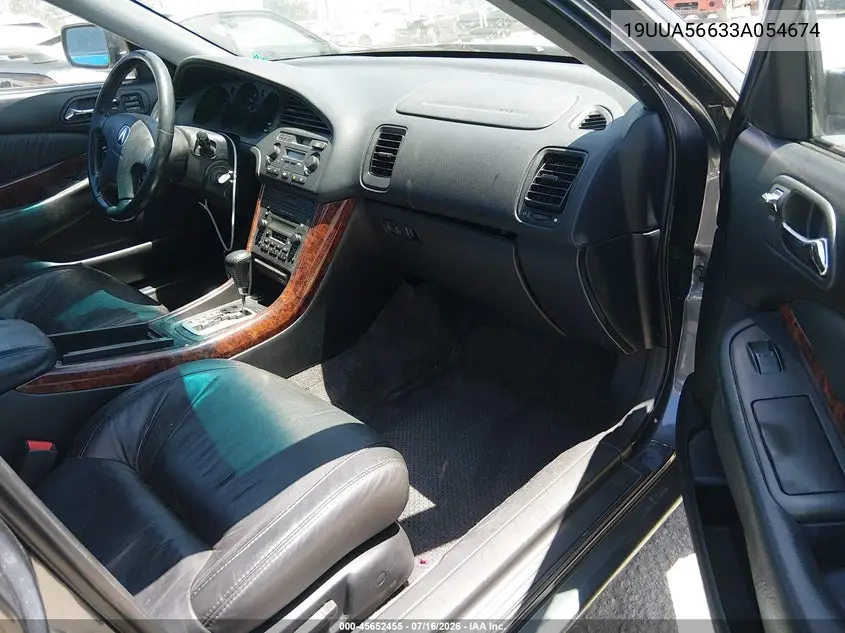 2003 Acura Tl 3.2 VIN: 19UUA56633A054674 Lot: 45652455
