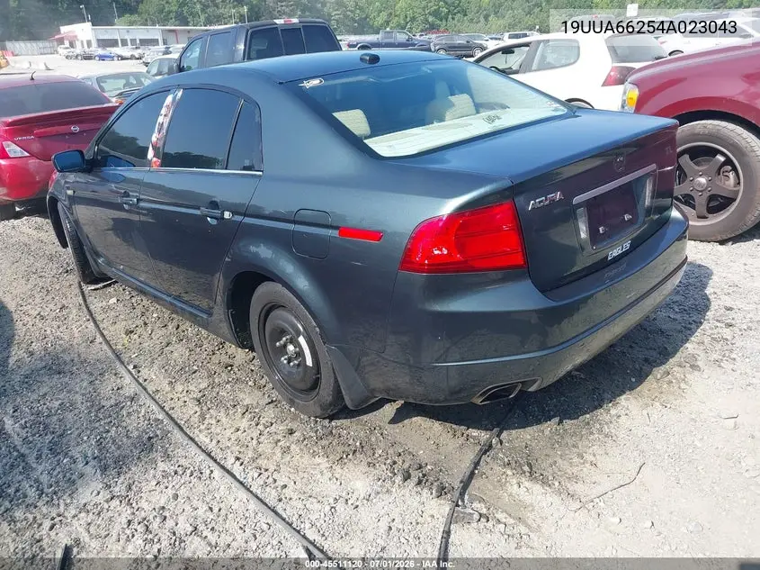 2004 Acura Tl VIN: 19UUA66254A023043 Lot: 45511120