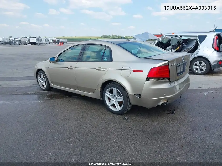 2004 Acura Tl VIN: 19UUA662X4A003015 Lot: 45610973