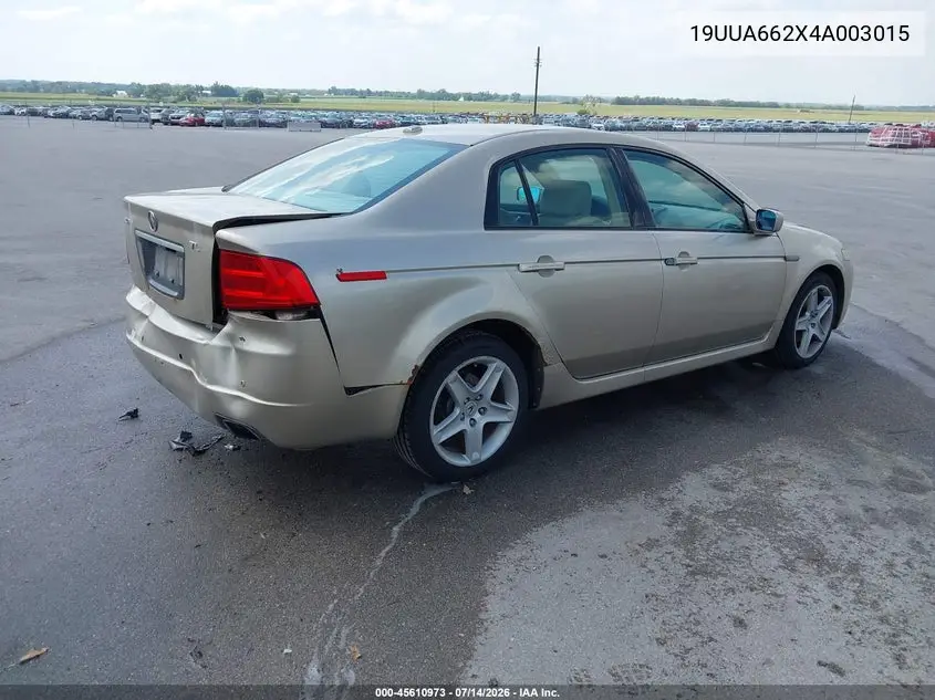 2004 Acura Tl VIN: 19UUA662X4A003015 Lot: 45610973