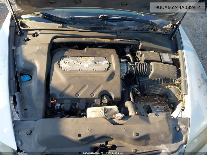 2004 Acura Tl VIN: 19UUA66244A032414 Lot: 45620288