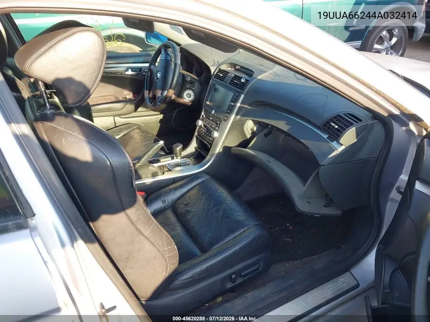 2004 Acura Tl VIN: 19UUA66244A032414 Lot: 45620288