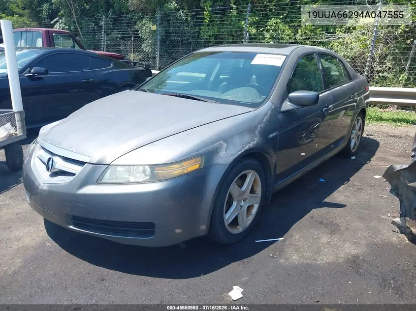 2004 Acura Tl VIN: 19UUA66294A047555 Lot: 45650980