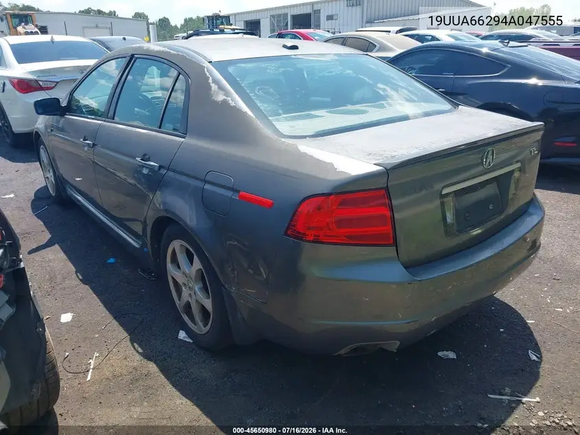 2004 Acura Tl VIN: 19UUA66294A047555 Lot: 45650980