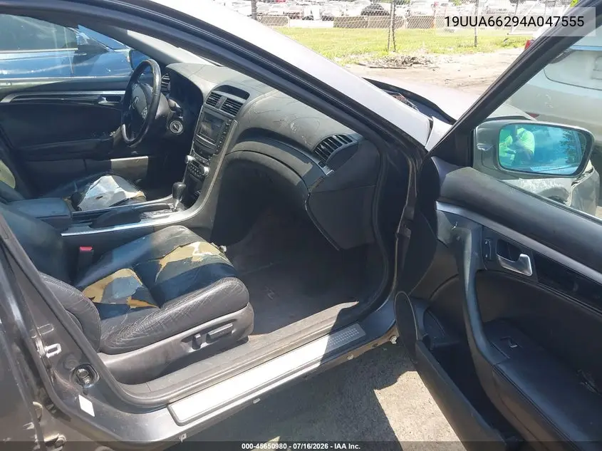 2004 Acura Tl VIN: 19UUA66294A047555 Lot: 45650980