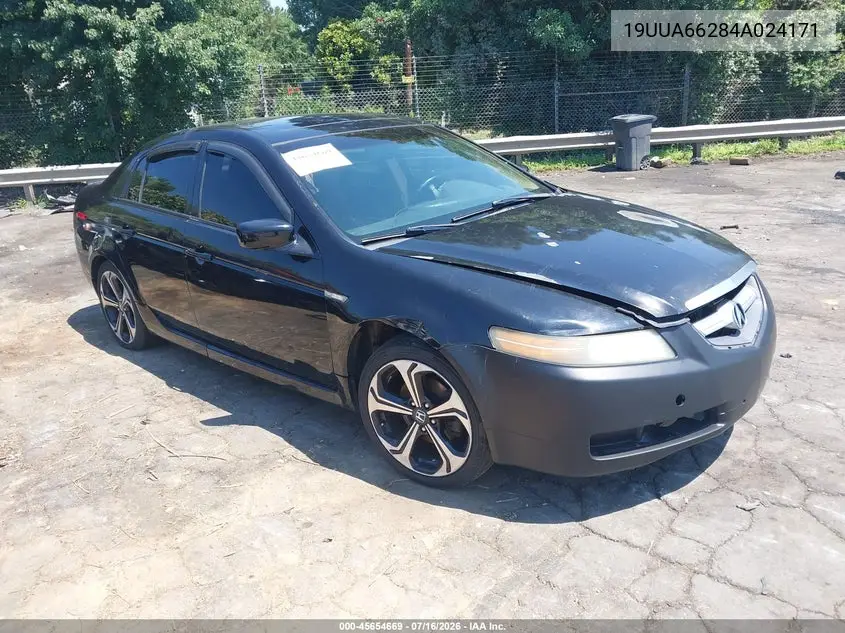 2004 Acura Tl VIN: 19UUA66284A024171 Lot: 45654669