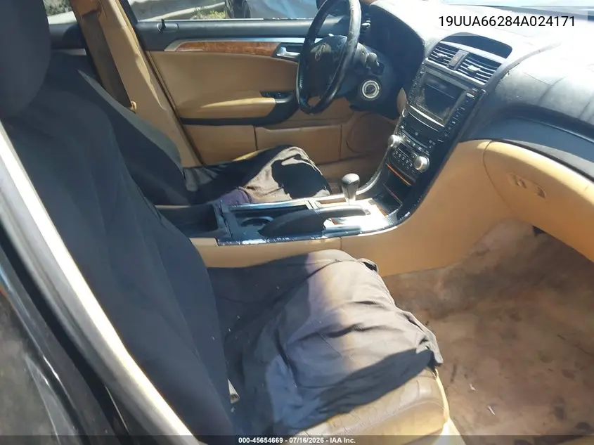 2004 Acura Tl VIN: 19UUA66284A024171 Lot: 45654669