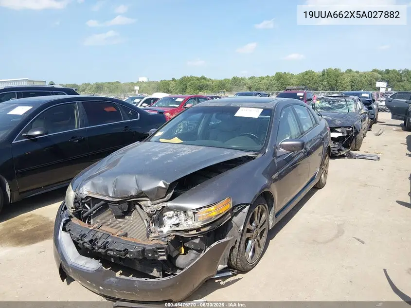2005 Acura Tl VIN: 19UUA662X5A027882 Lot: 45476770