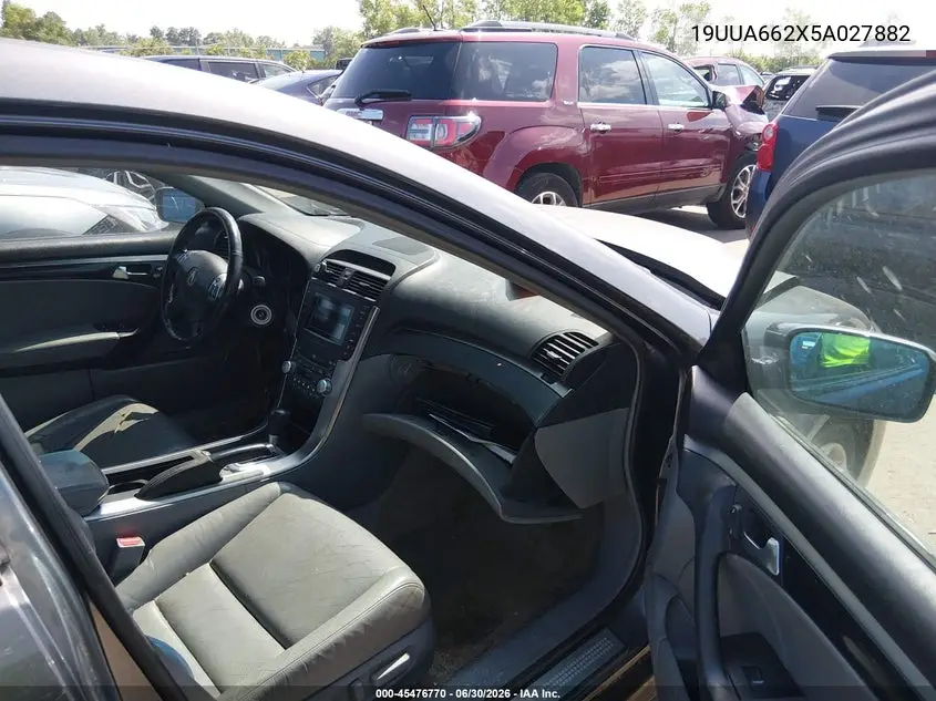 2005 Acura Tl VIN: 19UUA662X5A027882 Lot: 45476770