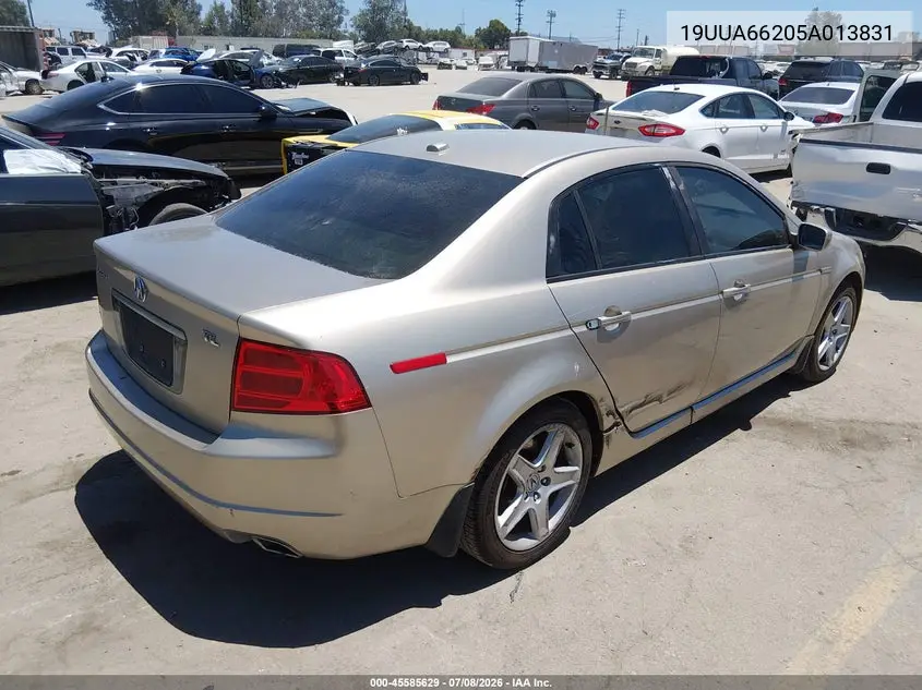 2005 Acura Tl VIN: 19UUA66205A013831 Lot: 45585629