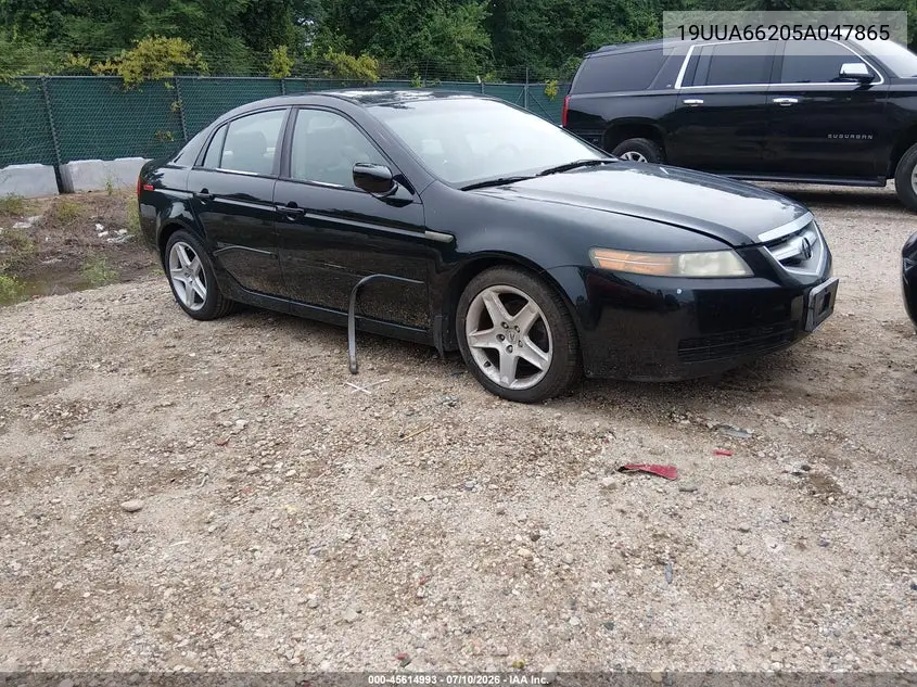2005 Acura Tl VIN: 19UUA66205A047865 Lot: 45614993
