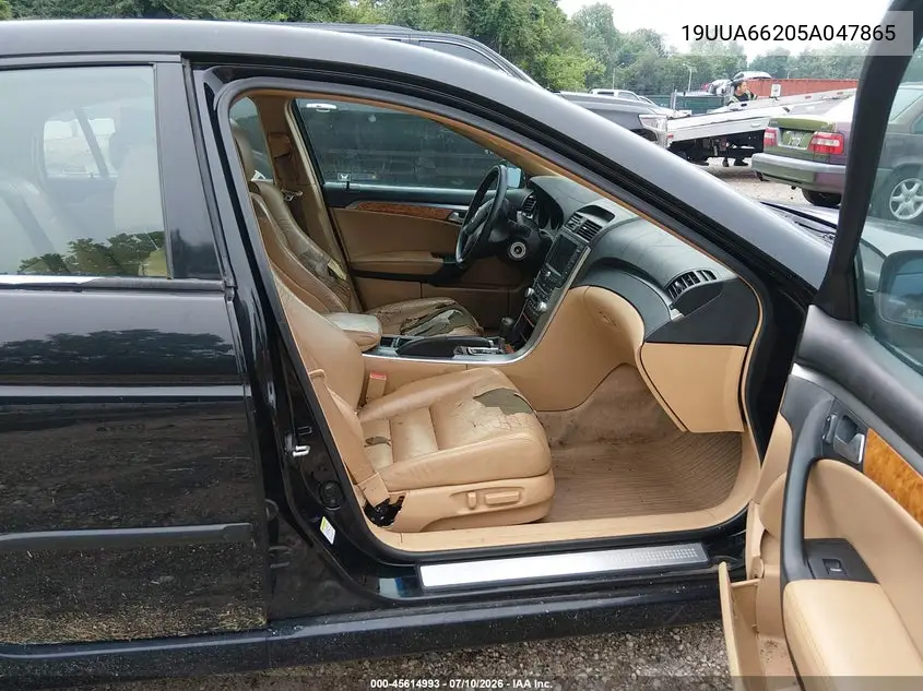 2005 Acura Tl VIN: 19UUA66205A047865 Lot: 45614993