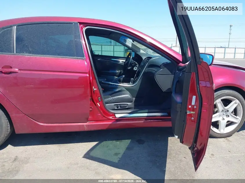 2005 Acura Tl VIN: 19UUA66205A064083 Lot: 45633769