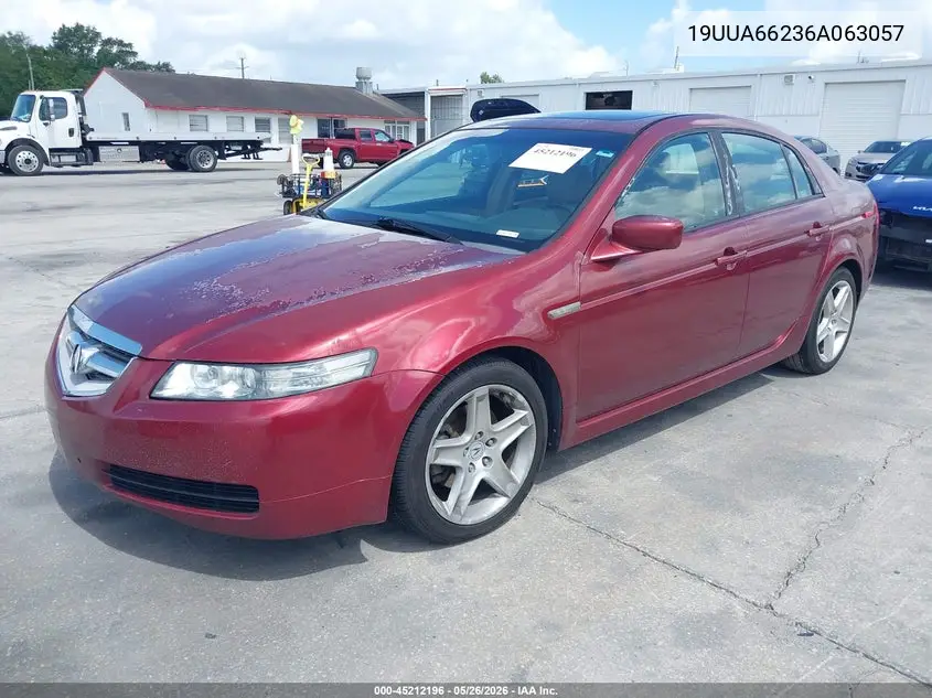 2006 Acura Tl VIN: 19UUA66236A063057 Lot: 45212196