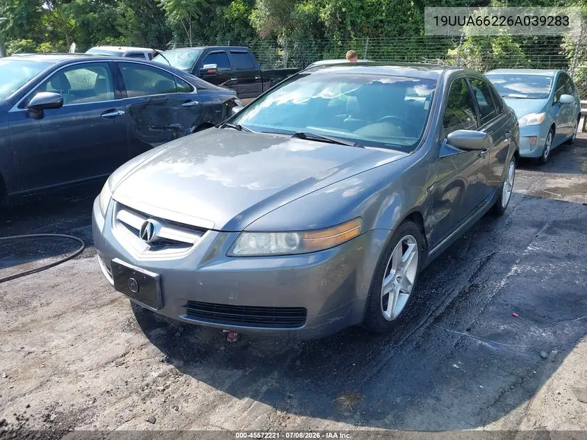 2006 Acura Tl VIN: 19UUA66226A039283 Lot: 45572221