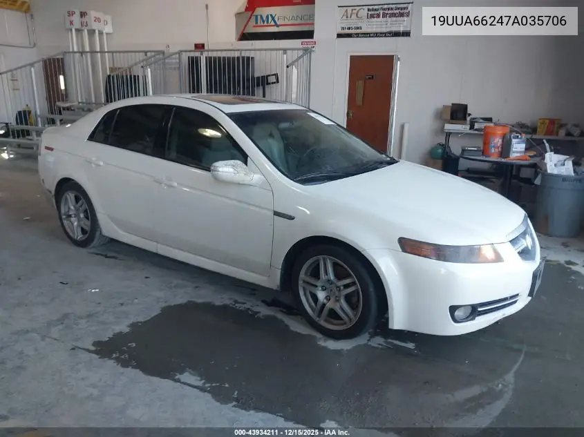 19UUA66247A035706 2007 Acura Tl 3.2