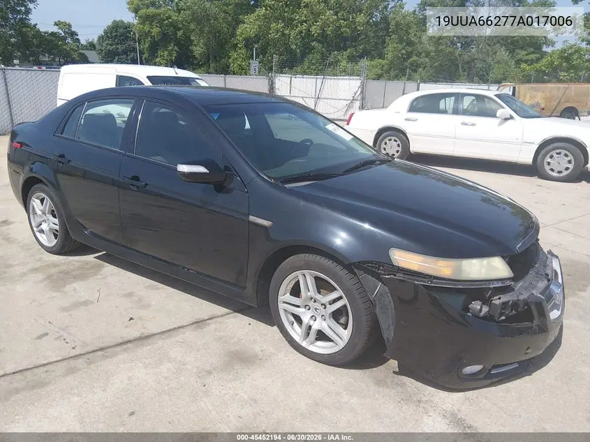 2007 Acura Tl 3.2 VIN: 19UUA66277A017006 Lot: 45452194