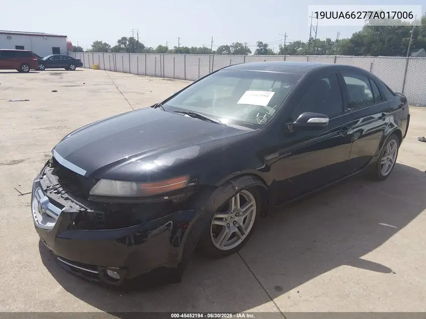 2007 Acura Tl 3.2 VIN: 19UUA66277A017006 Lot: 45452194