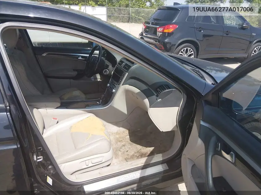 2007 Acura Tl 3.2 VIN: 19UUA66277A017006 Lot: 45452194