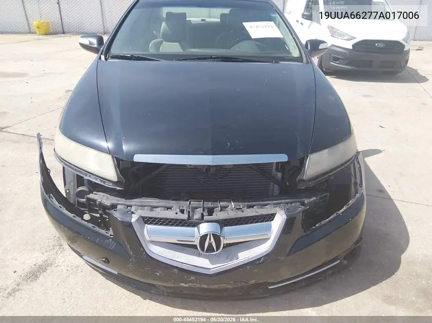 2007 Acura Tl 3.2 VIN: 19UUA66277A017006 Lot: 45452194