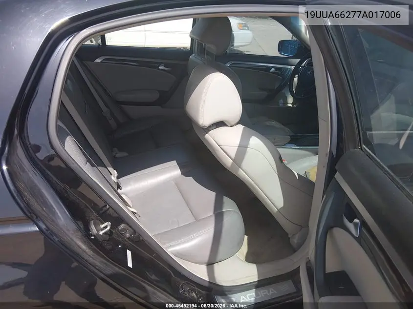 2007 Acura Tl 3.2 VIN: 19UUA66277A017006 Lot: 45452194