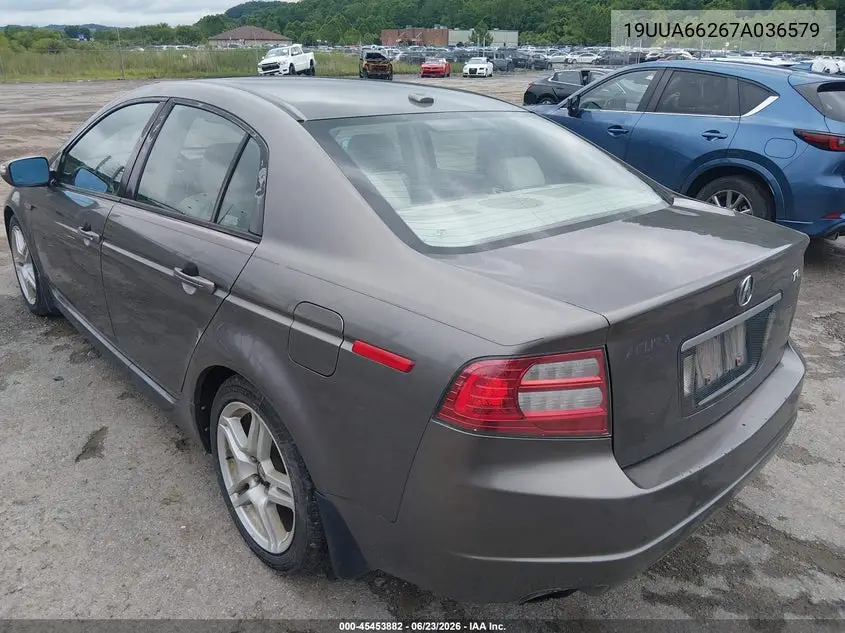 2007 Acura Tl 3.2 VIN: 19UUA66267A036579 Lot: 45453882