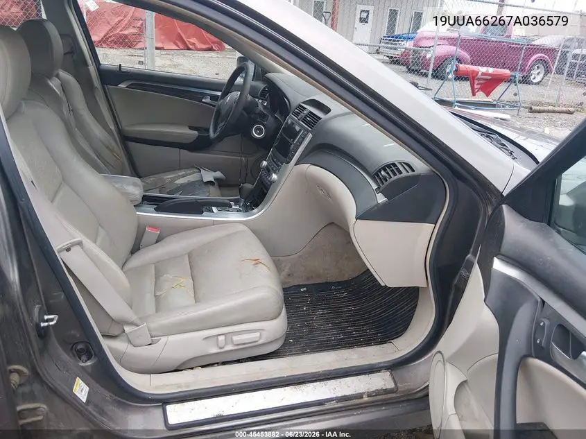 2007 Acura Tl 3.2 VIN: 19UUA66267A036579 Lot: 45453882