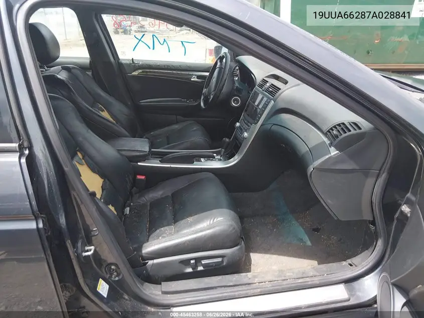 2007 Acura Tl 3.2 VIN: 19UUA66287A028841 Lot: 45463258