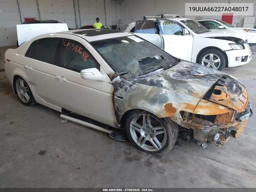 2007 Acura Tl 3.2 VIN: 19UUA66227A048017 Lot: 45581698