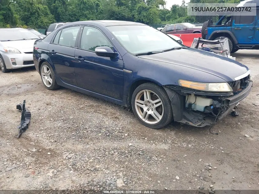 2007 Acura Tl 3.2 VIN: 19UUA66257A030742 Lot: 45593628