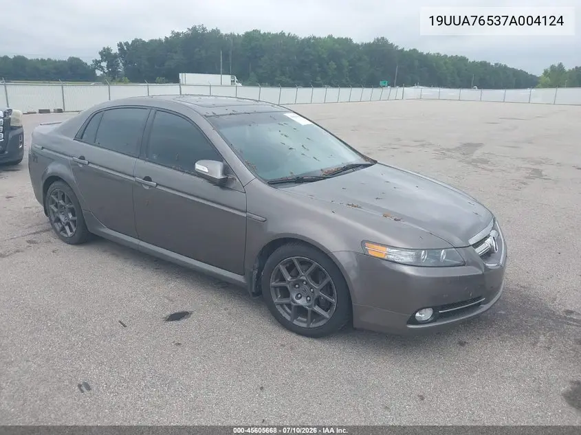 2007 Acura Tl Type S VIN: 19UUA76537A004124 Lot: 45605668