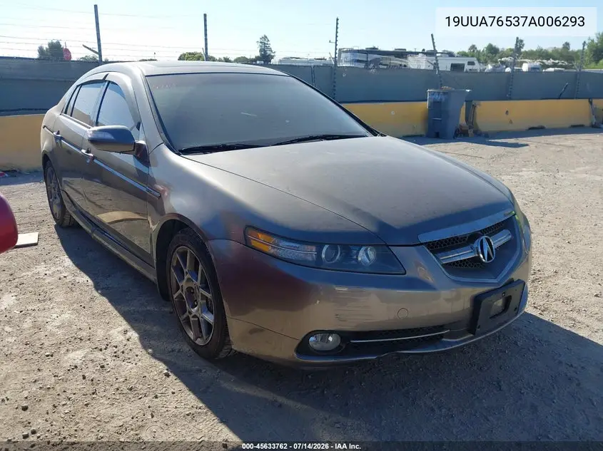 2007 Acura Tl Type S VIN: 19UUA76537A006293 Lot: 45633762