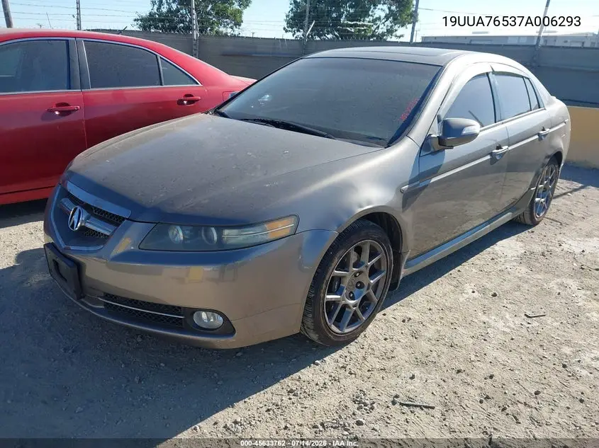 2007 Acura Tl Type S VIN: 19UUA76537A006293 Lot: 45633762