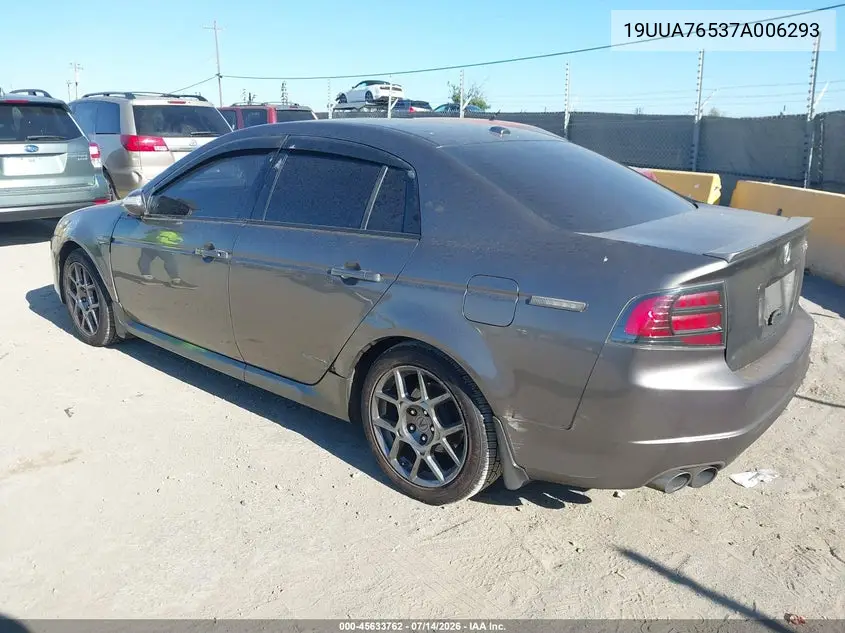 2007 Acura Tl Type S VIN: 19UUA76537A006293 Lot: 45633762