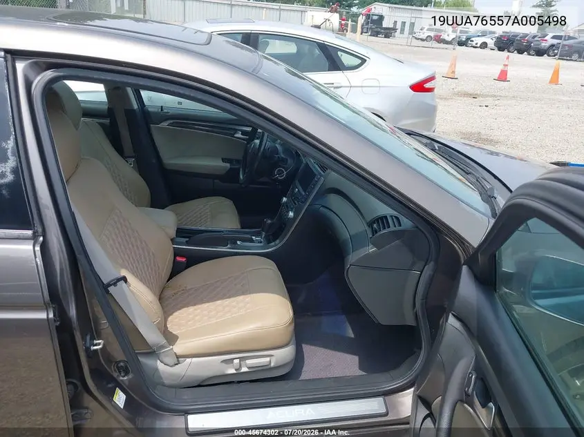2007 Acura Tl Type S VIN: 19UUA76557A005498 Lot: 45674302