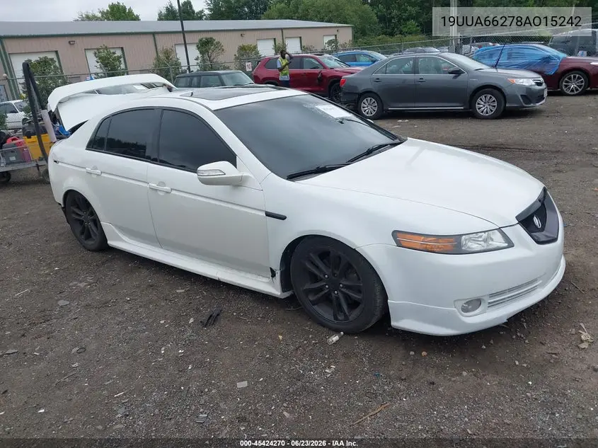 2008 Acura Tl 3.2 VIN: 19UUA66278AO15242 Lot: 45424270