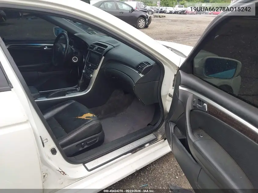 2008 Acura Tl 3.2 VIN: 19UUA66278AO15242 Lot: 45424270