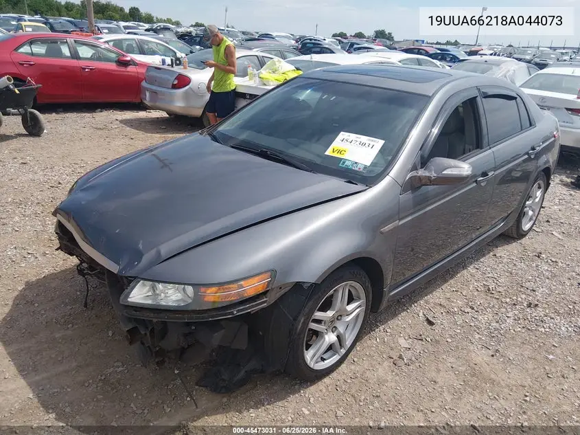 2008 Acura Tl 3.2 VIN: 19UUA66218A044073 Lot: 45473031