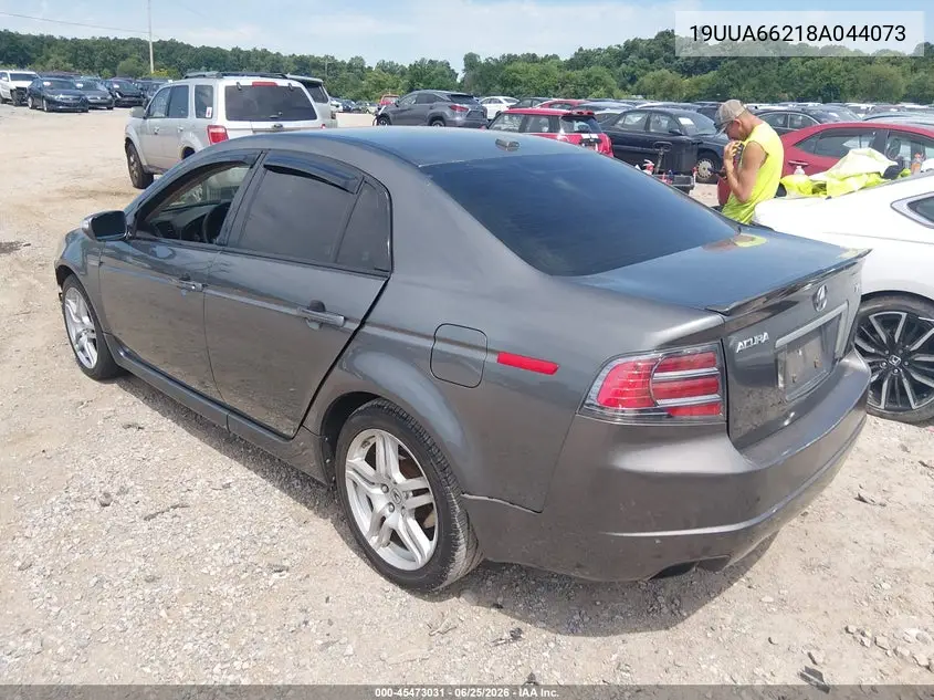 2008 Acura Tl 3.2 VIN: 19UUA66218A044073 Lot: 45473031