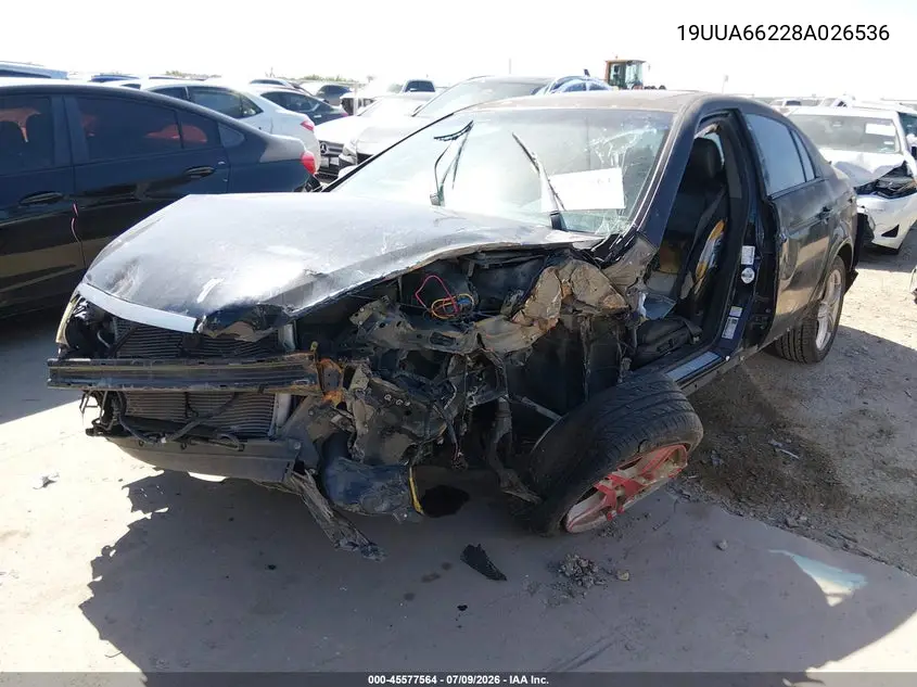2008 Acura Tl 3.2 VIN: 19UUA66228A026536 Lot: 45577564