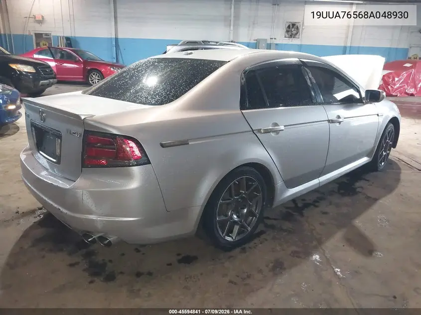 2008 Acura Tl Type S VIN: 19UUA76568A048930 Lot: 45594841