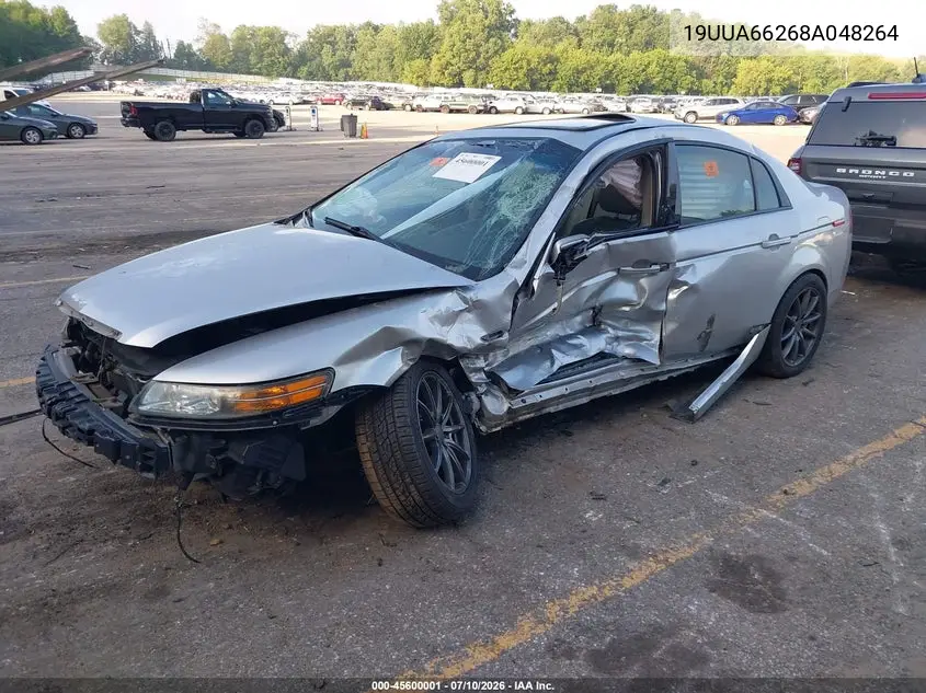 2008 Acura Tl 3.2 VIN: 19UUA66268A048264 Lot: 45600001